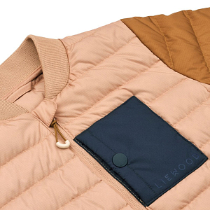 Пуховик легкий LIEWOOD "Lauge", темно-розовый микс